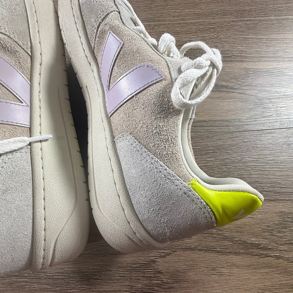 Veja V-10 Suede Multicolor Sable Sneakers Lifestyle Casual Laces Size 11 Low Top - Picture 15 of 16